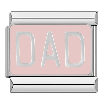 Charm Papá (Rosa) - Italian Charms