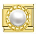 Charm Perle (mit Rand)