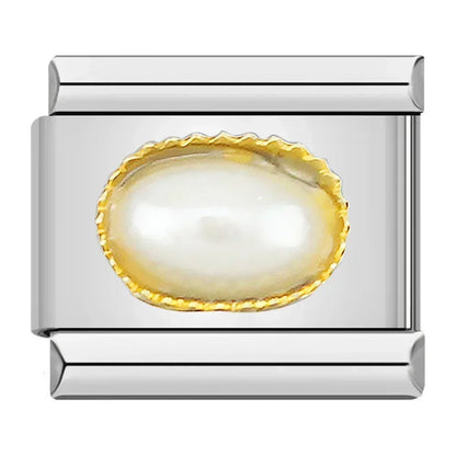 Charm Perla (Ovalada) - Italian Charms