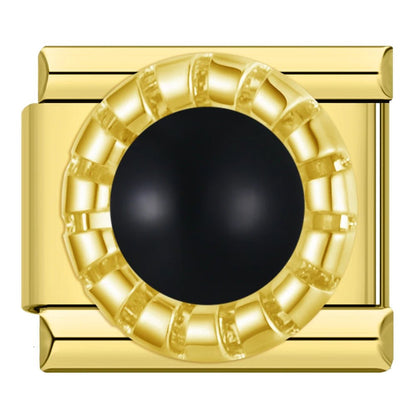 Charm Perla Negra - Italian Charms
