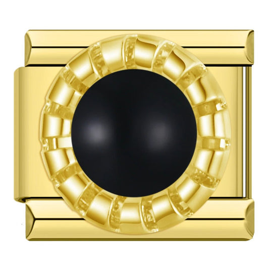 Charm Perla Negra - Italian Charms