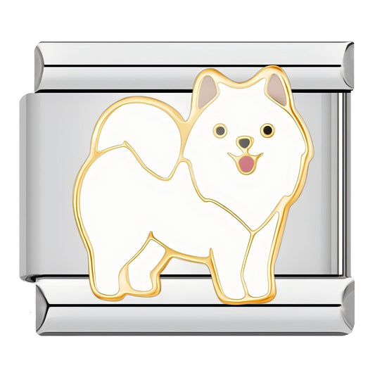 Charm Perrito Blanco - Italian Charms