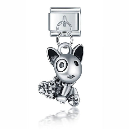 Charm Perro (Colgante Negro) - Italian Charms