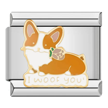 Charm Perro (Corgi) - Italian Charms