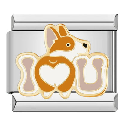 Charm Perro (I Love You) - Italian Charms