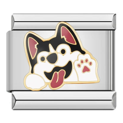 Charm Perro Husky (Cara) - Italian Charms