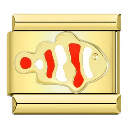 Charm Pez (Dorado) - Italian Charms
