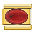 Charm piedra roja intensa