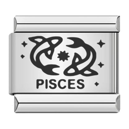 Charm Piscis (Plateado) - Italian Charms