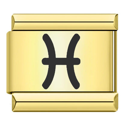 Charm Piscis (Dorado) - Italian Charms