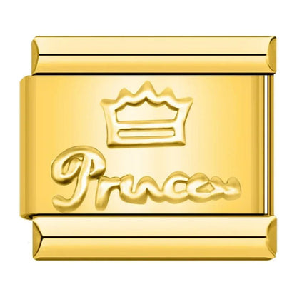 Charm Princesa (Dorado) - Italian Charms