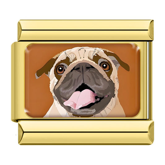 Charm Pug - Italian Charms