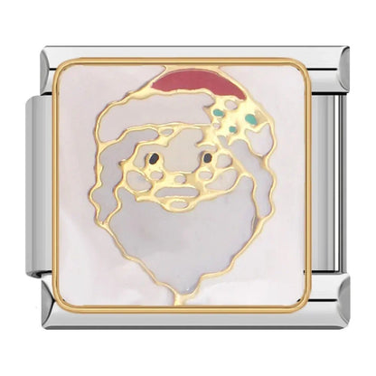 Charm Santa Claus (Cara) - Italian Charms