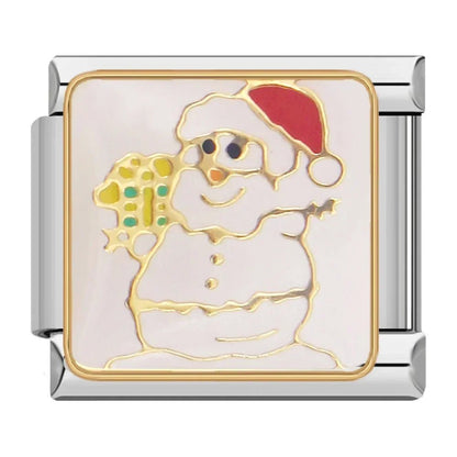 Charm Santa Claus (Blanco) - Italian Charms