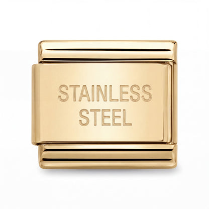 Reverso del Charm Tabla de Surf de acero inoxidable