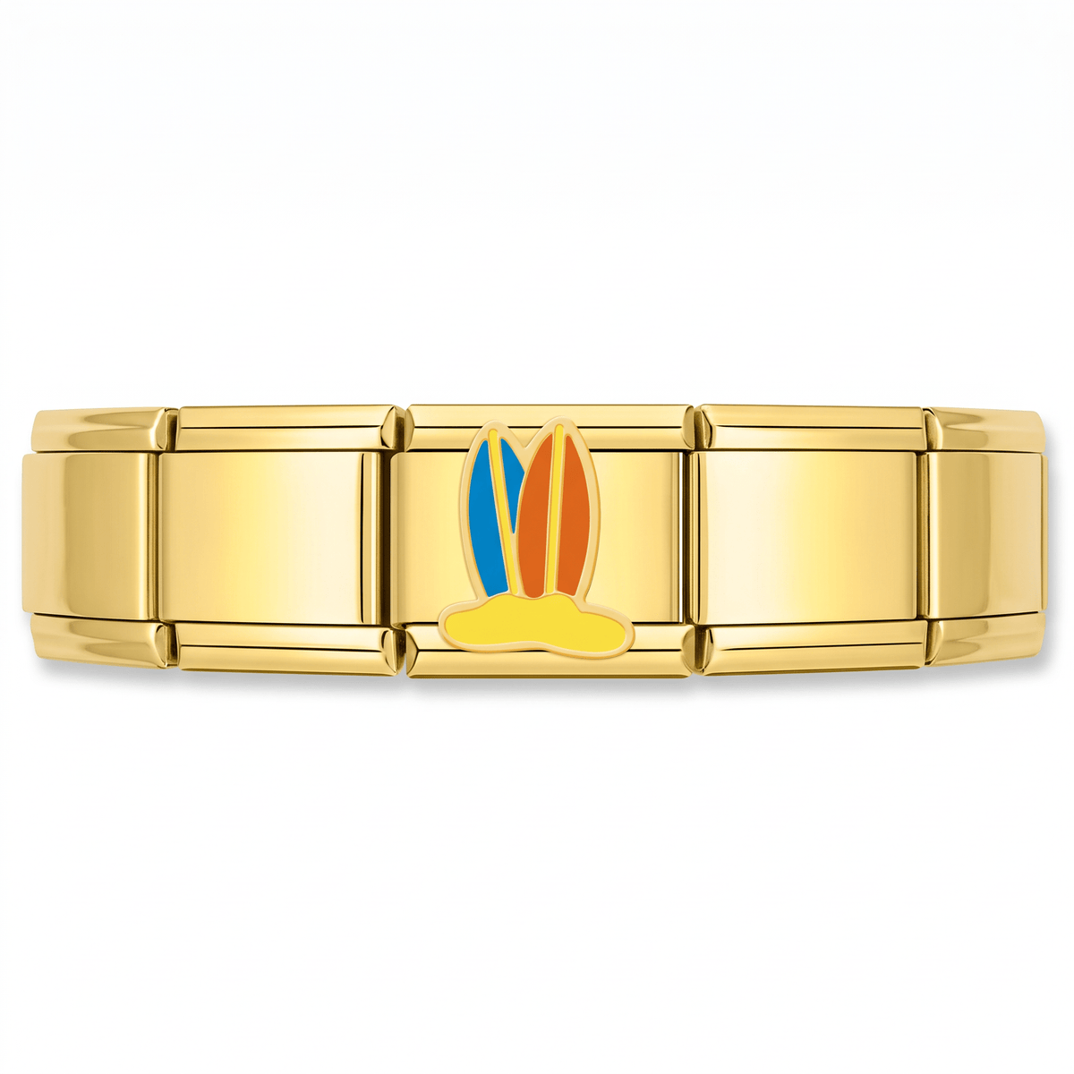 Charm Tabla de Surf en pulsera italiana de eslabones