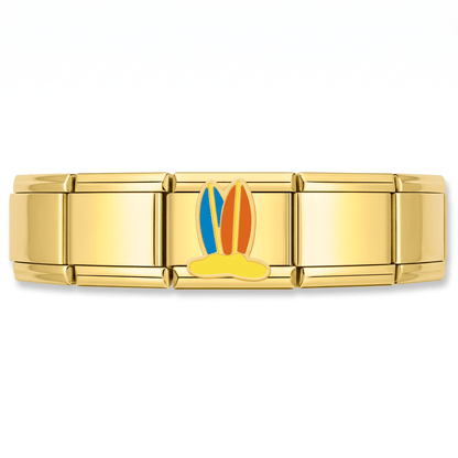 Charm Tabla de Surf en pulsera italiana de eslabones