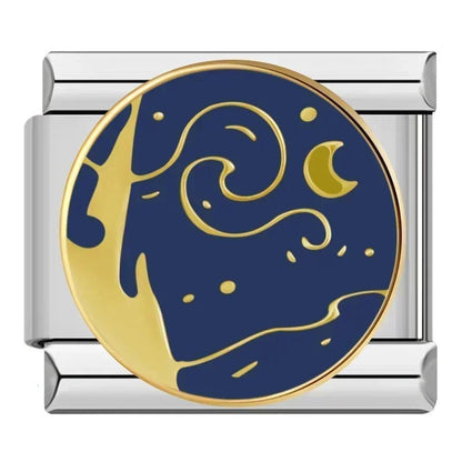 Charm Van Gogh Noche Estrellada - Italian Charms