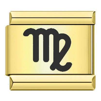Charm Virgo (Dorado) - Italian Charms