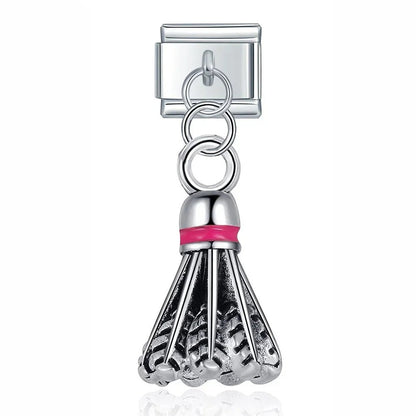 Charm volante de bádminton - Italian Charms