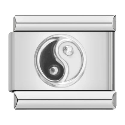 Charm Yin Yang (Plateado) - Italian Charms