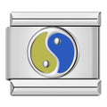 Charm Yin-Yang Azul y Oro