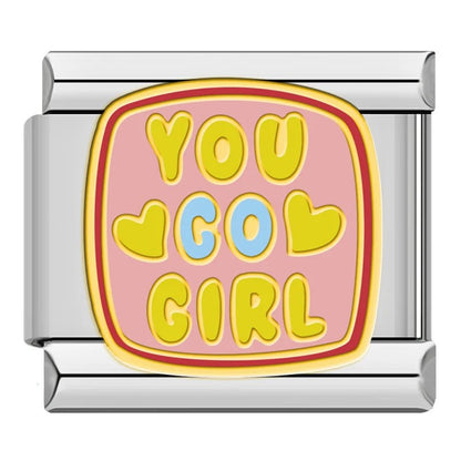Charm You Go Girl - Italian Charms