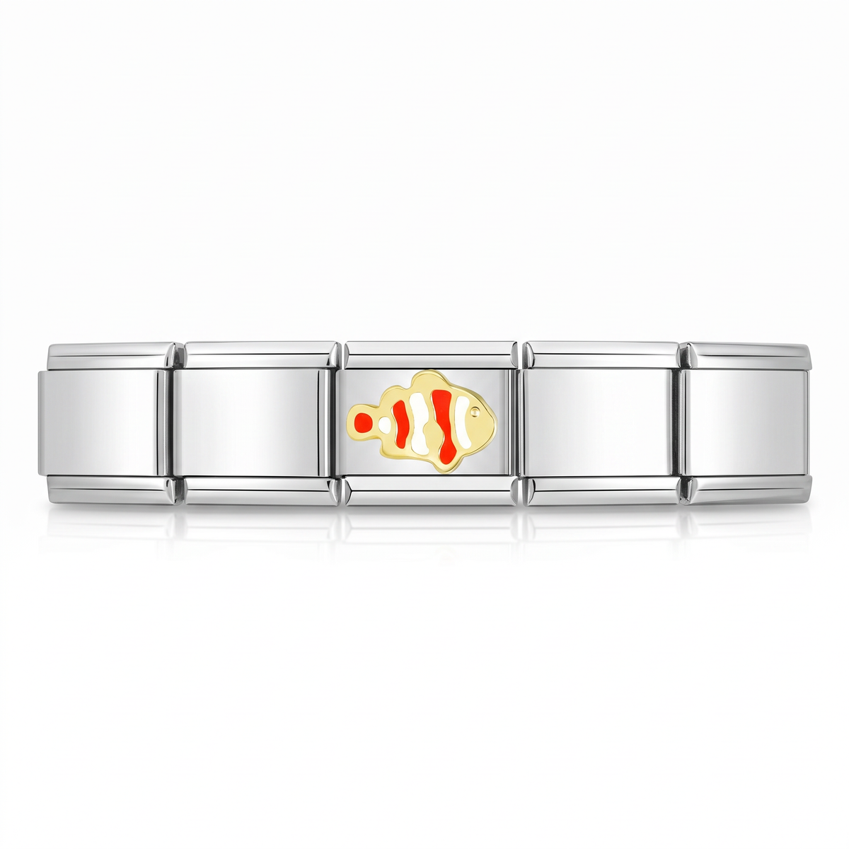 Charm Nemo en pulsera italiana de eslabones