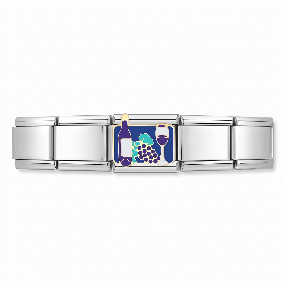 Charm Toscana en pulsera italiana de eslabones