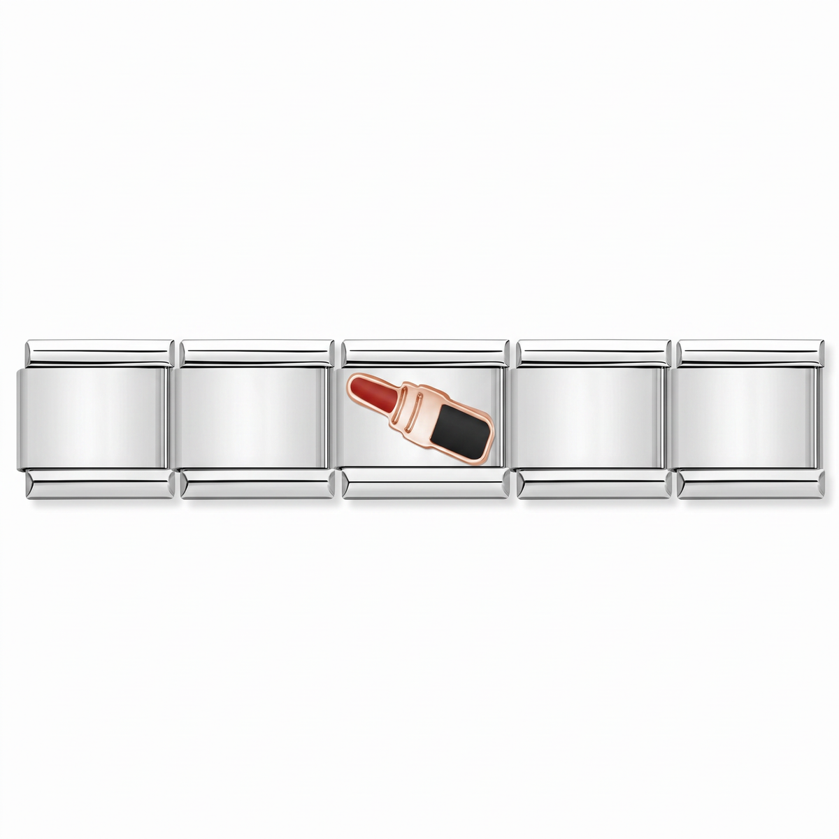 Charm Labial en pulsera italiana de eslabones