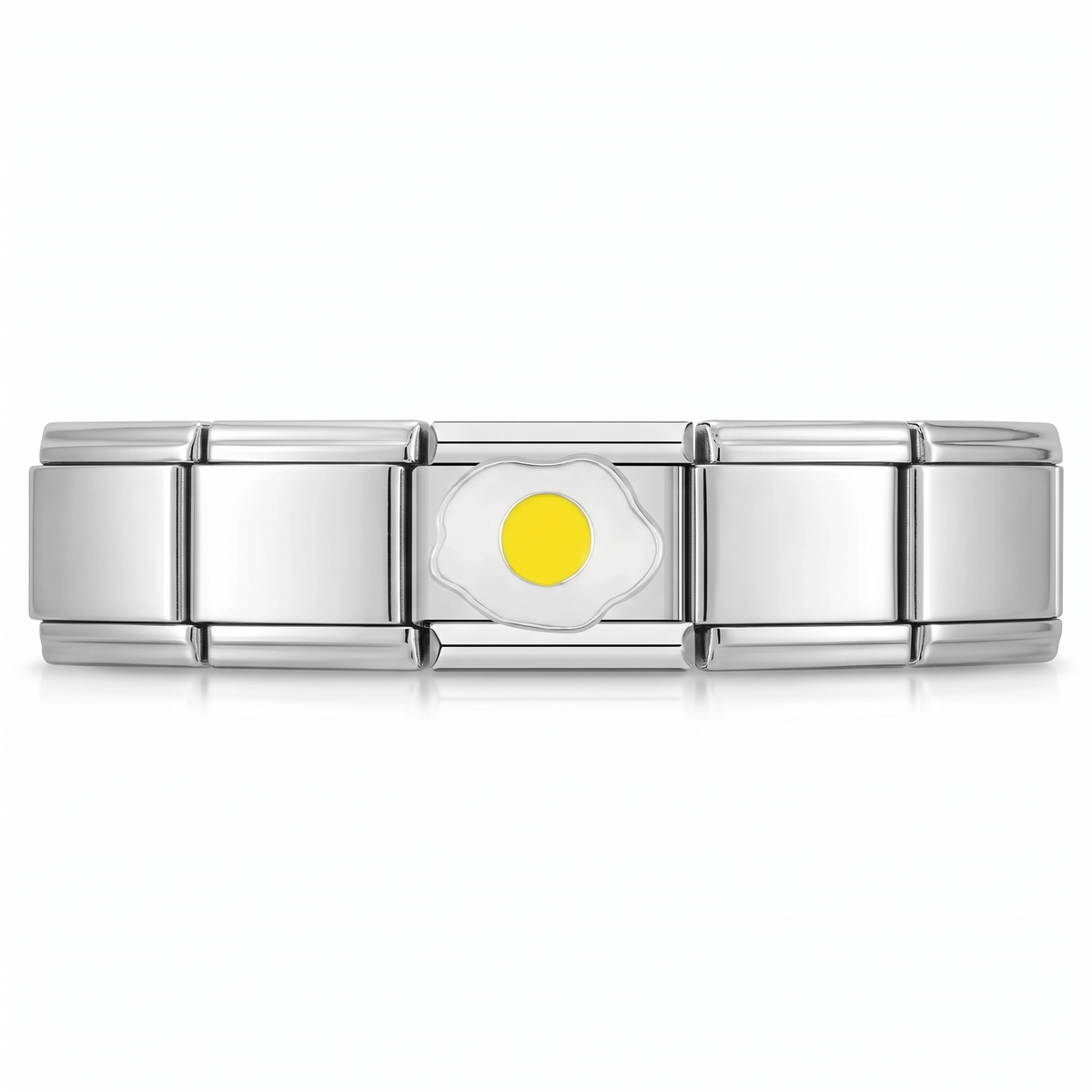 Charm Huevo en pulsera italiana de eslabones