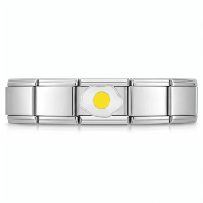 Charm Huevo en pulsera italiana de eslabones