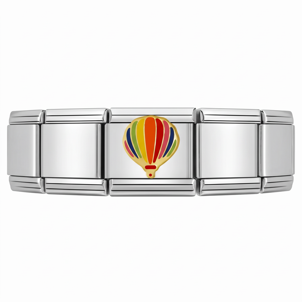 Charm Globo en pulsera italiana de eslabones