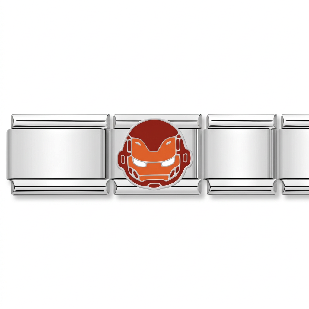 Charm Héroe de Armadura Roja – en pulsera