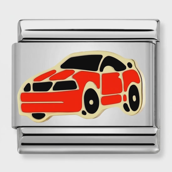 Video del Charm Carro Rojo (Plateado)