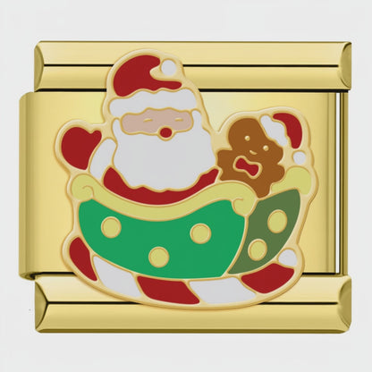 Video del Charm Santa Claus con Costal Verde