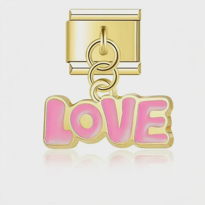 Video del Charm Colgante love (Rosa)