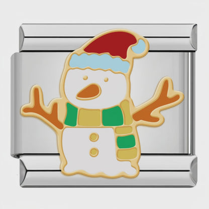 Video del Charm Muñeco de Nieve (Plateado)