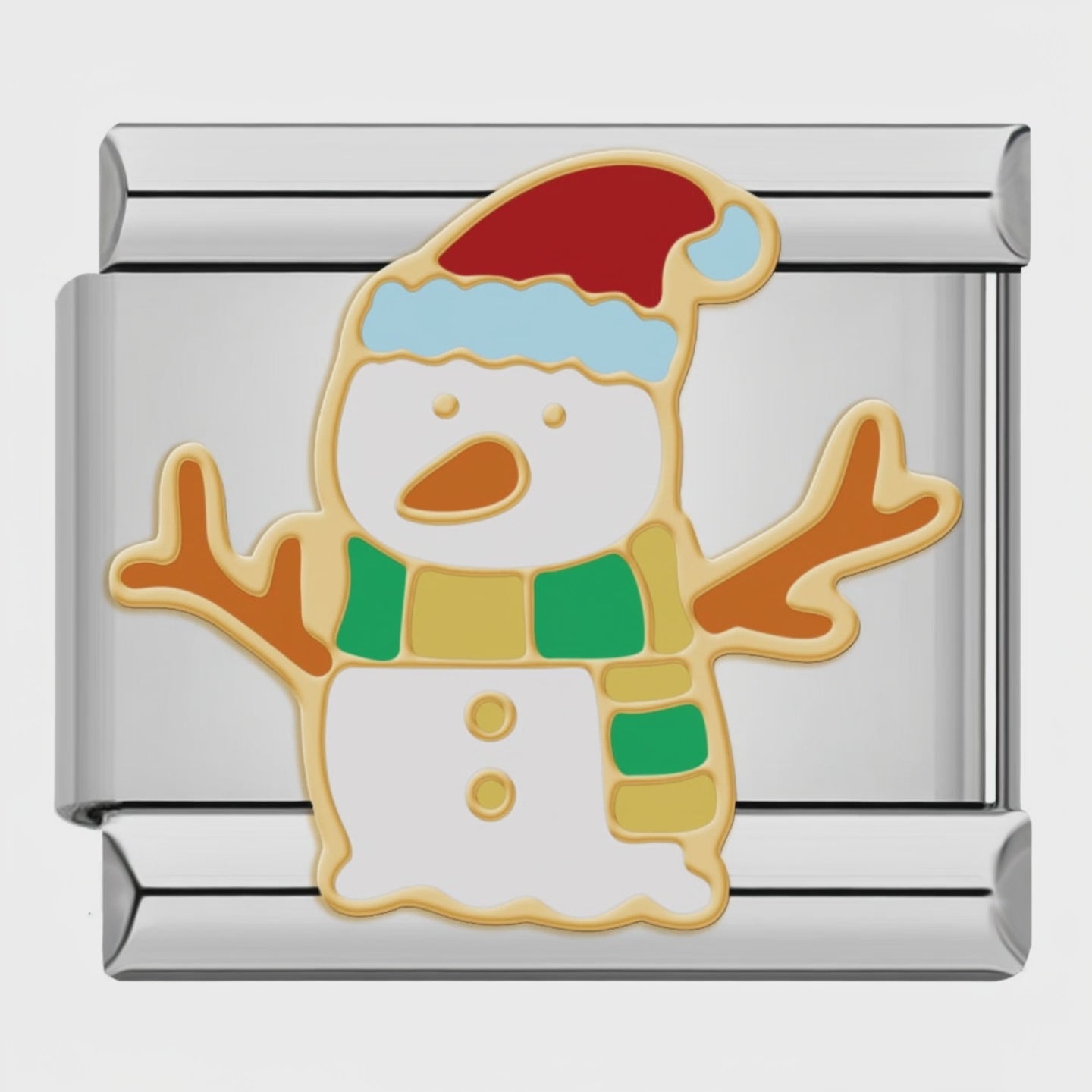 Video del Charm Muñeco de Nieve (Plateado)