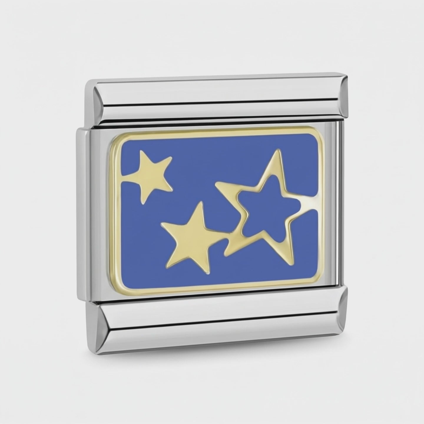 Video del Charm Estrellas (Fondo Azul, Plateado)