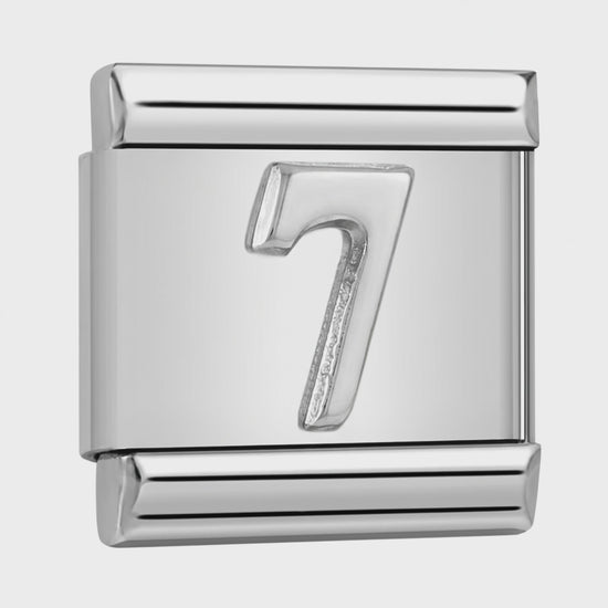 Video del Charm Número 7 (Plateado)