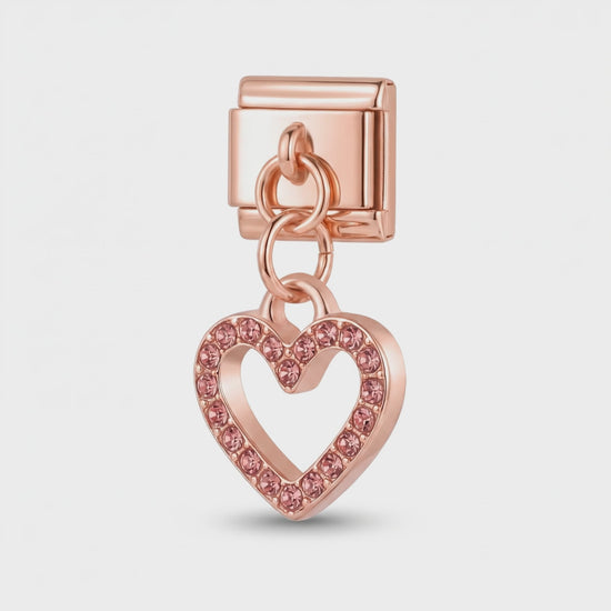 Video del Charm Colgante Corazón (Calado)