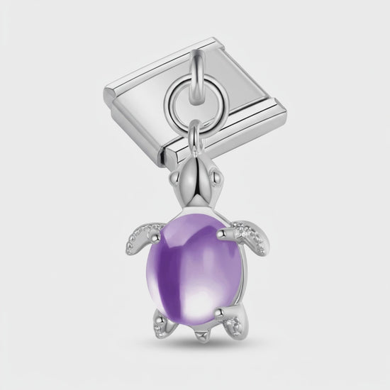 Video del Charm Colgante Tortuga Morado