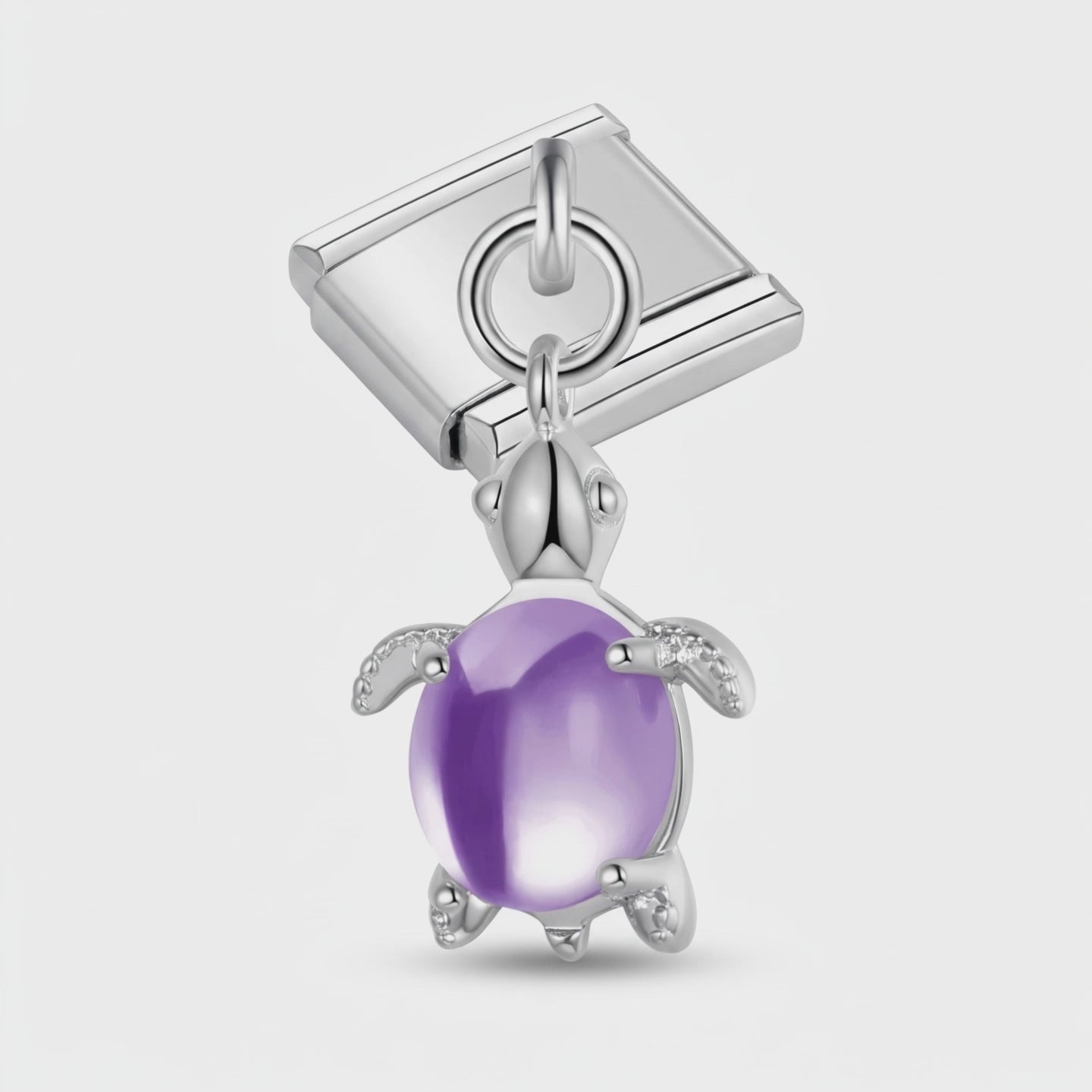 Video del Charm Colgante Tortuga Morado