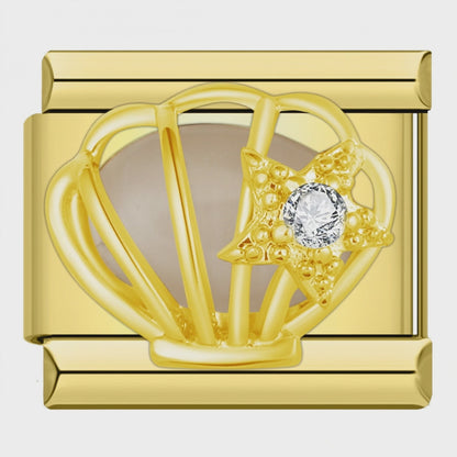 Video del Charm Concha con Estrella (Dorado)