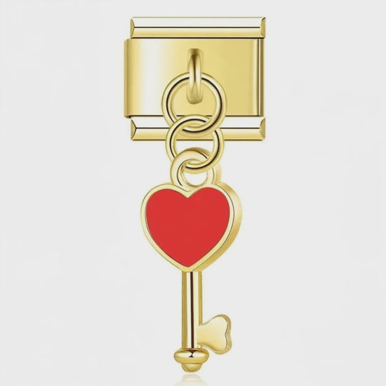 Charm Colgante Llave corazón – video