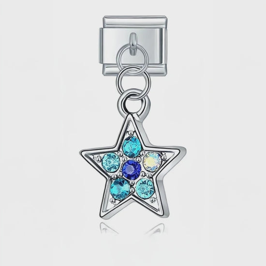 Video del Charm Colgante Estrella azul