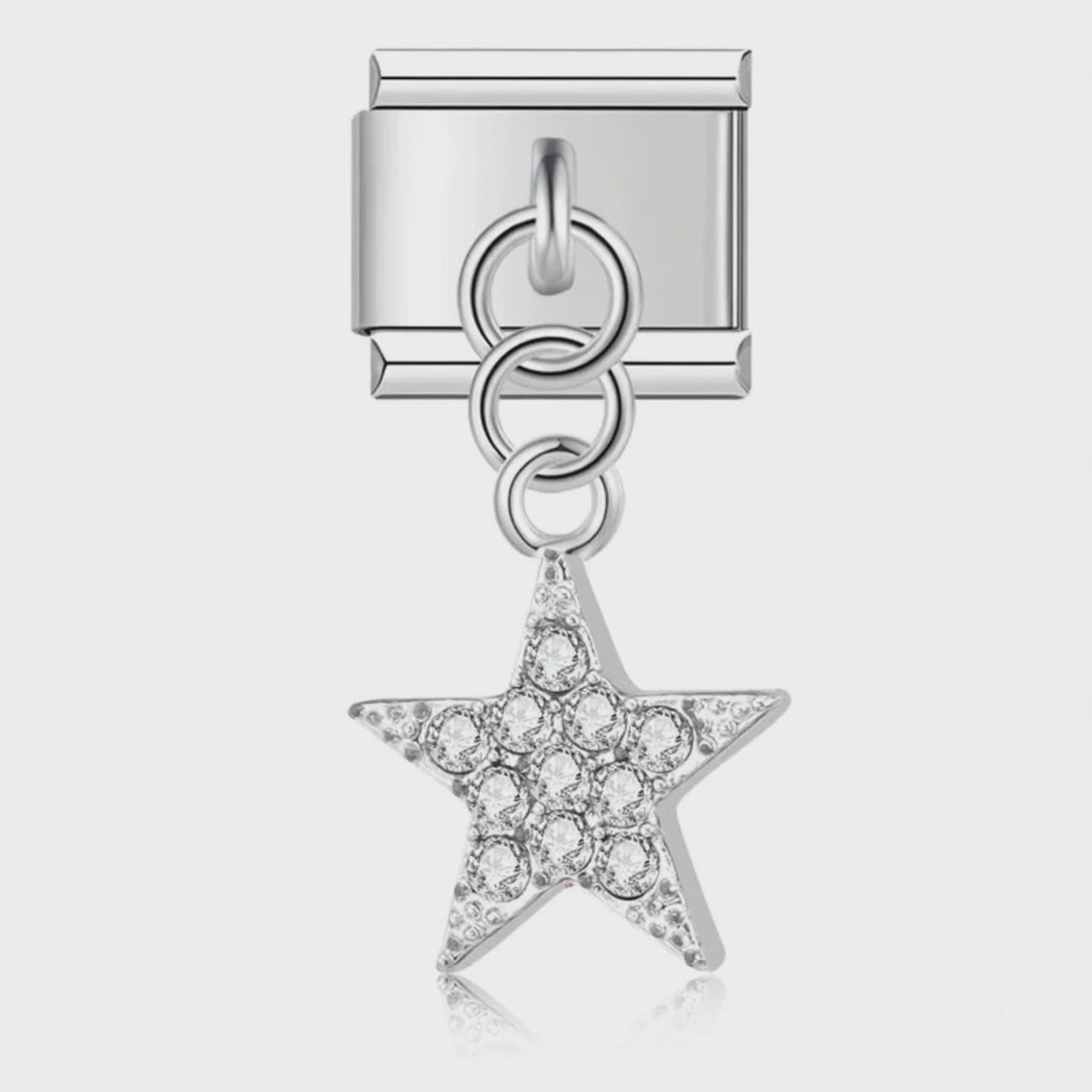 Video del Charm Colgante Estrella Plata (Colgante con Brillos)