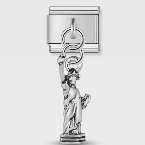 Video del Charm Nueva York (Colgante, Plateado)