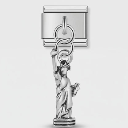 Video del Charm Nueva York (Colgante, Plateado)